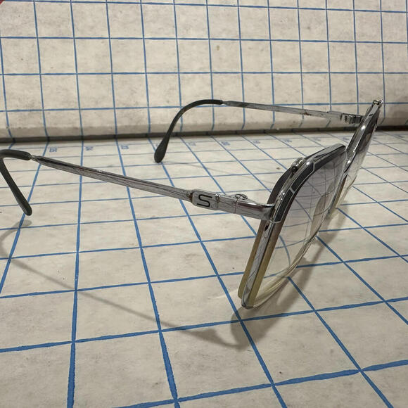 Vintage Square Frames Oversized Glasses Jeweled - Picture 5 of 15